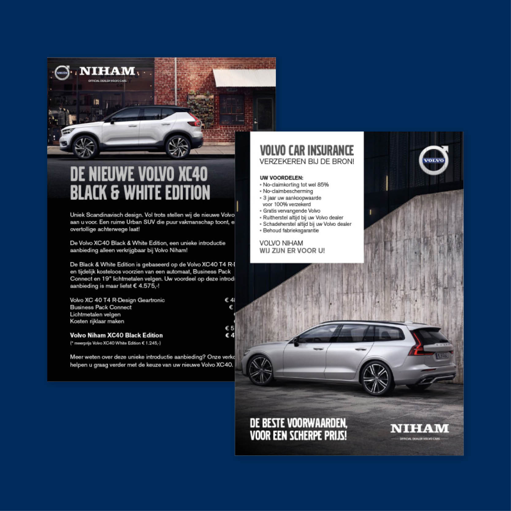 Flyer Volvo vierkant