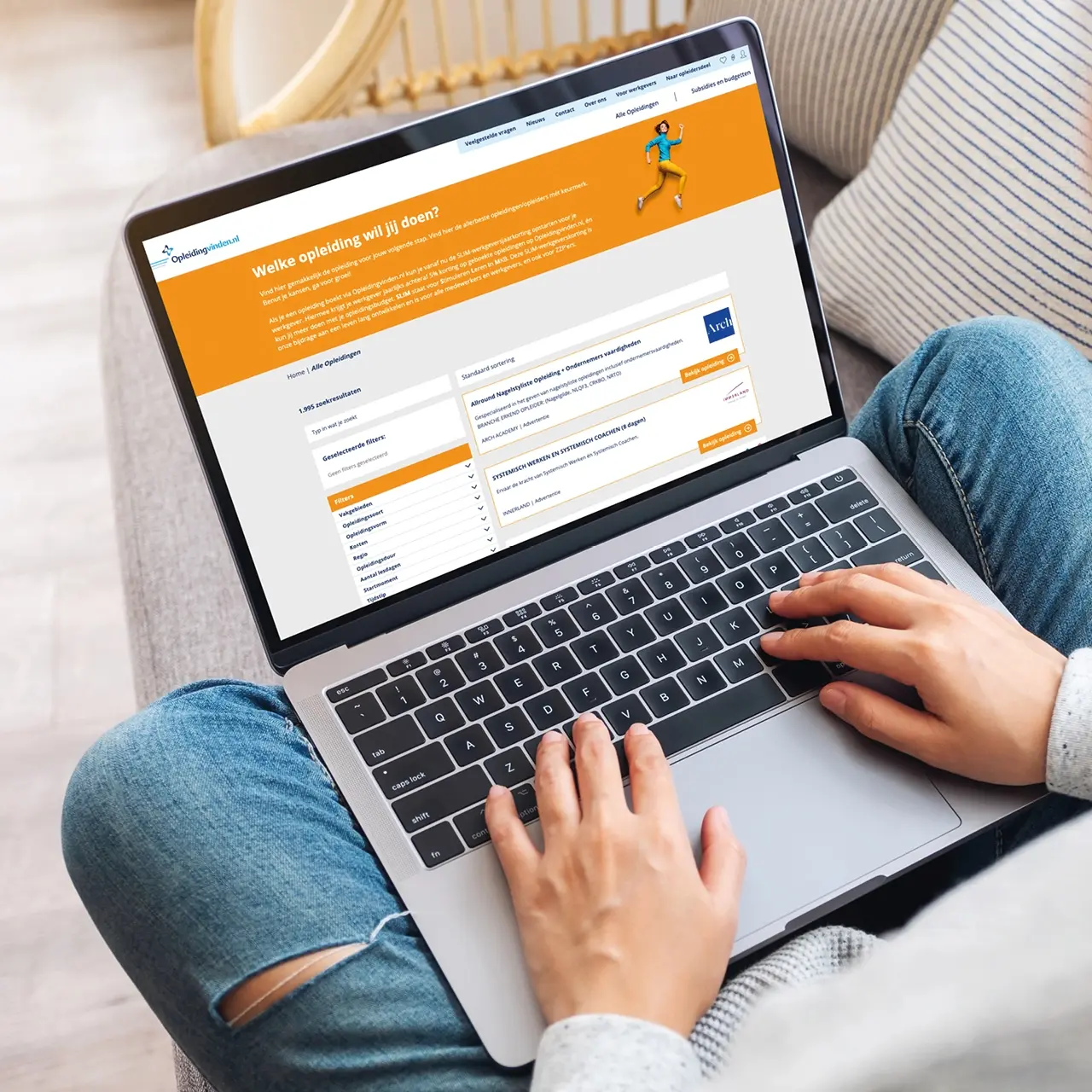 Opleidingvinden.nl website gemaakt door AllesOnline